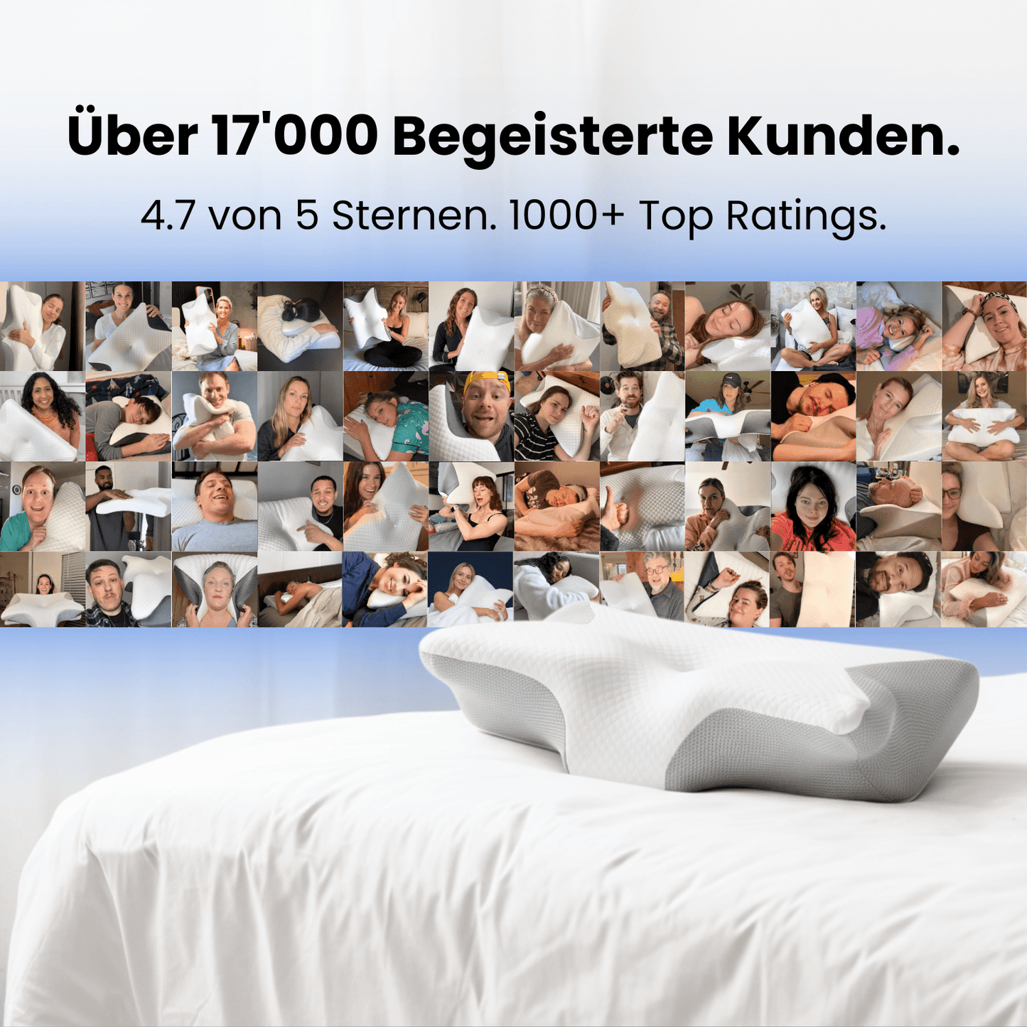 SleepFit Kissen - Orthopädisches Design für gesunden Schlaf