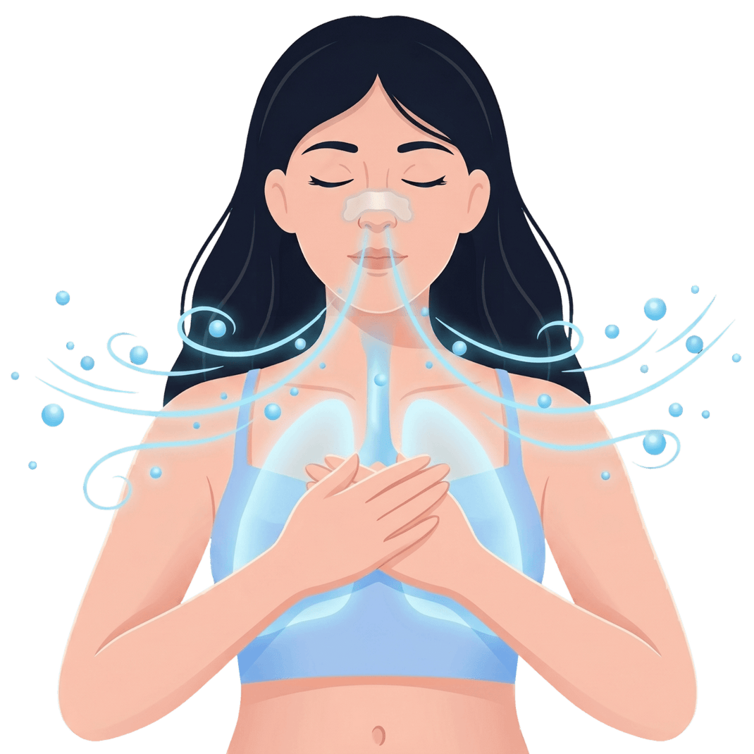 For free nasal breathing - Grafik zum AirStrip