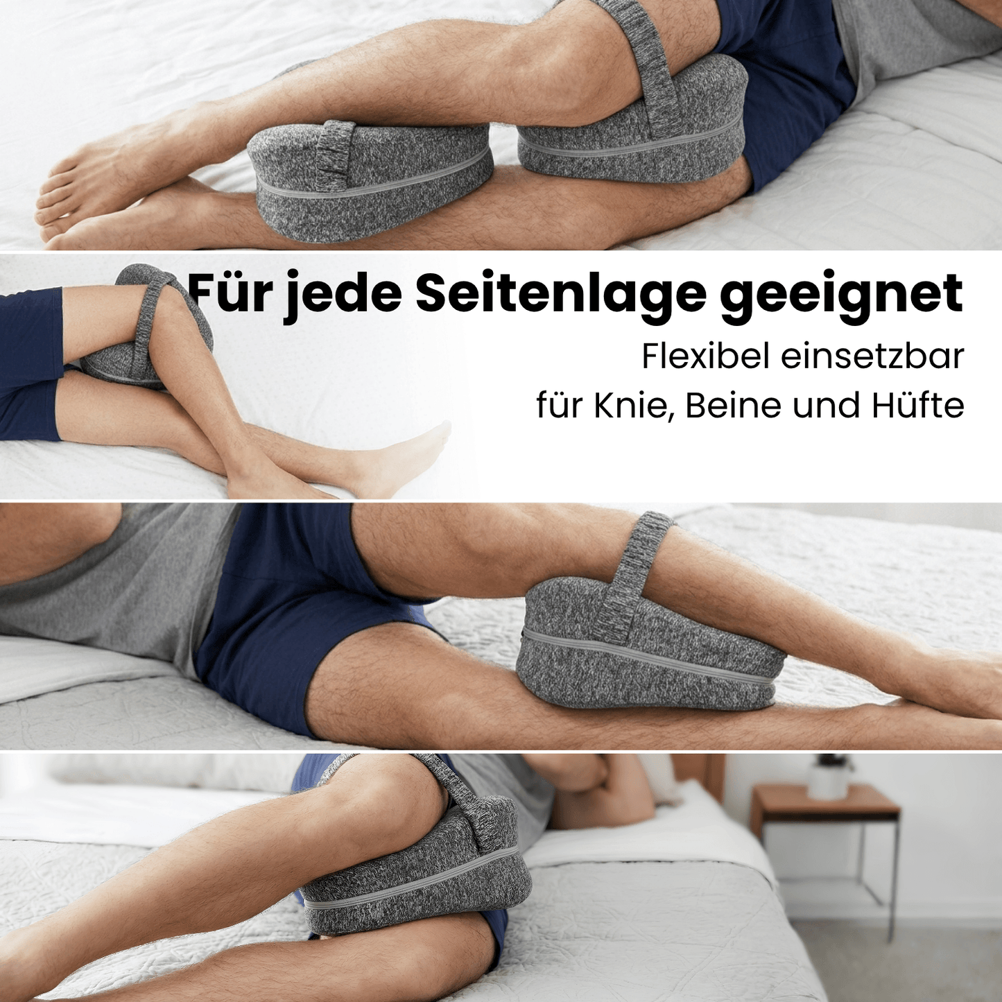 KneeFit – Entlastendes Kniekissen für Seitenschläfer