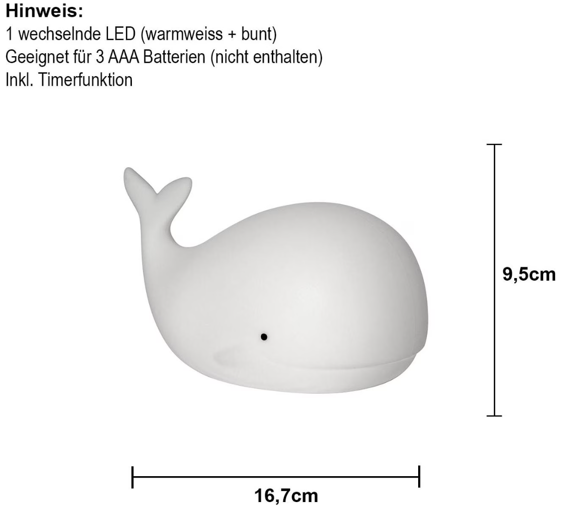 Wal Nachtlicht